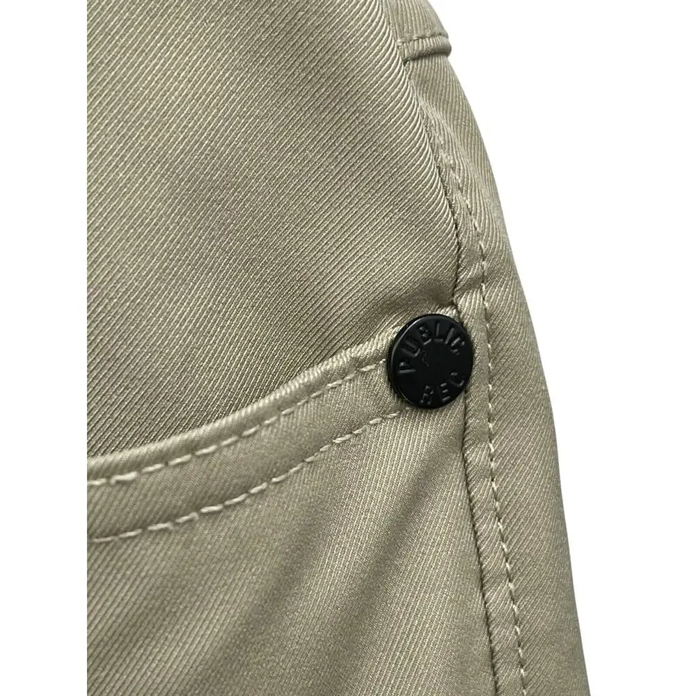 Public Rec Pants Dealmaker Workday 5 Pocket Khaki Tan 42 X 27
